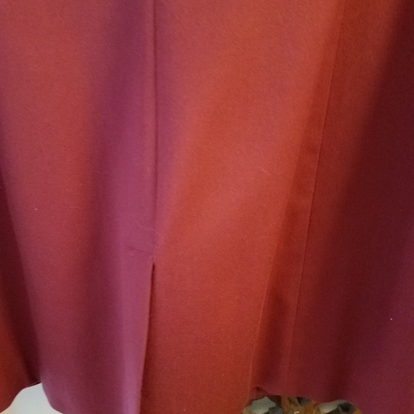 Long Rusty Red 3-button Jacket - Picture 5 of 5